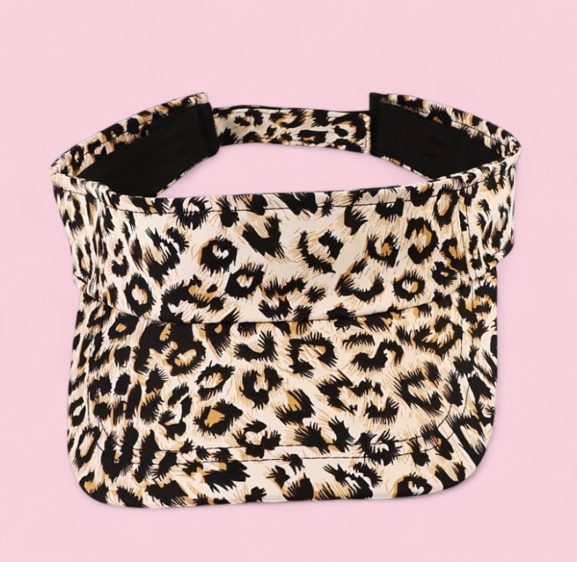 Image of Leopard print sports cap