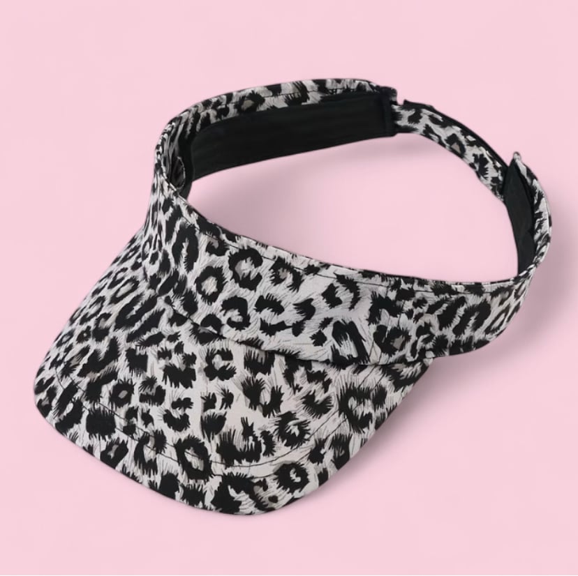 Image of Leopard print sports cap