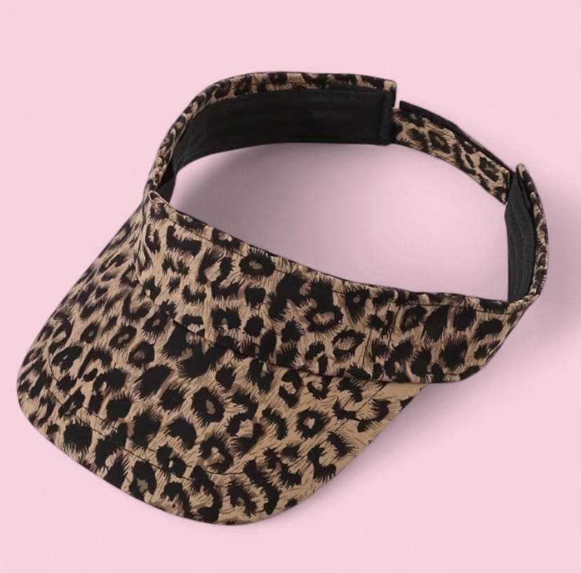 Image of Leopard print sports cap