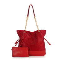 Image 1 of "Sparkling" Red Hot Tote Set Purse