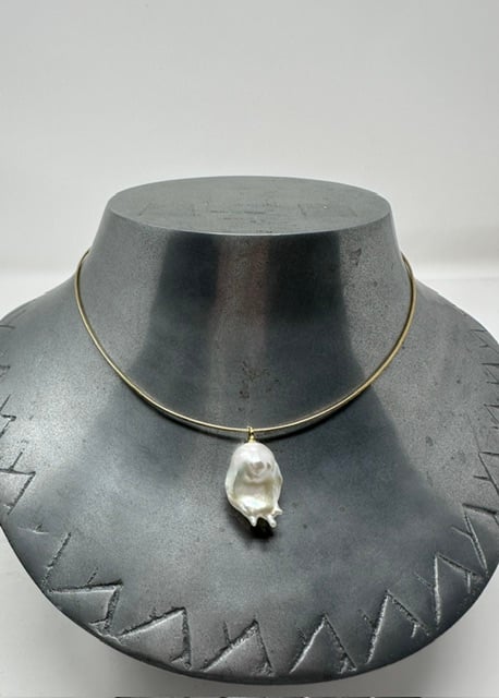 "Ghost" Akoya Pearl Necklace- One of A Kind - Image 1 of 2