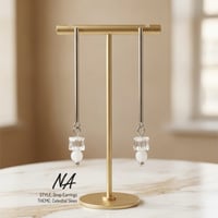 Celestial Skies – Moonlight Drop Earrings