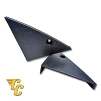 Image 1 of 86-93 Mazda B-Series Interior Door Mirror Covers by Carport Customs