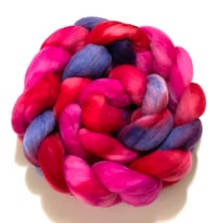 Image 1 of JUL - 04- Merino Mulberry Silk Top Blend  -  80/20%   - 4 oz