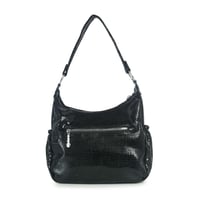 Image 3 of "Sparkling" Black Obsidian Hobo Purse