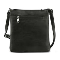 Image 3 of "Sparkling" Black Art Crossbody Purse