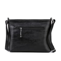 Image 3 of "Sparkling" Black Stud Fringe Crossbody Purse