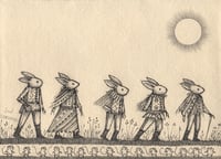 'Rabbit Siblings' Original Drawing