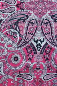 Image 1 of ♲ Pink Paisley Pre-Order Material - Cotton - XS-L
