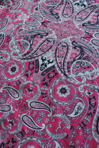 Image 2 of ♲ Pink Paisley Pre-Order Material - Cotton - XS-L