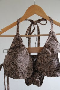 Image 2 of ♲ Sunlight Dancing Cotton Bikini Set - 2XL Top / L Bottom 