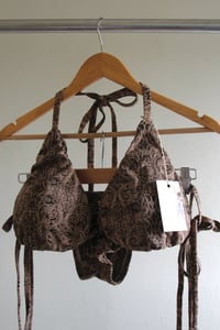 Image 4 of ♲ Sunlight Dancing Cotton Bikini Set - 2XL Top / L Bottom 