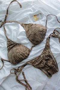 Image 3 of ♲ Sunlight Dancing Cotton Bikini Set - 2XL Top / L Bottom 