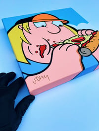 Image 3 of Rico’s Pizza | 12 x 12 original painting 