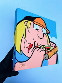 Image 4 of Rico’s Pizza | 12 x 12 original painting 