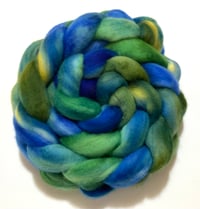 JUL - 19 -  BFL Wool Roving, Blue Face Leicester Top,  Micron 24, 4 oz
