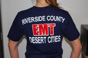 Image of LONG SLEEVE Riverside County Divisions and San Bernardino County EMT/PARAMEDIC T-shirts