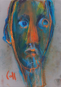 Image 2 of Aside - Sketchbook Drawing in Soft Pastels on Paper 
