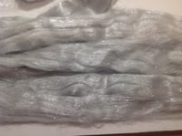 Silver Stellina Fibers for Blending - 1 oz
