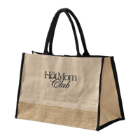 Image 1 of The Hot Mom Jute Tote 