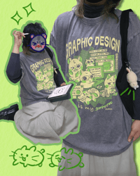 Image 1 of Graphic Design my prison Acid Wash Shirt [PREORDER]