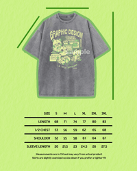 Image 2 of Graphic Design my prison Acid Wash Shirt [PREORDER]