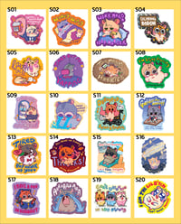 Image 2 of All small stickers
