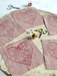 Image 2 of Sacred Heart Embroidery Templates