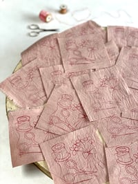 Flowers, Spool & Scissors Embroidery Templates