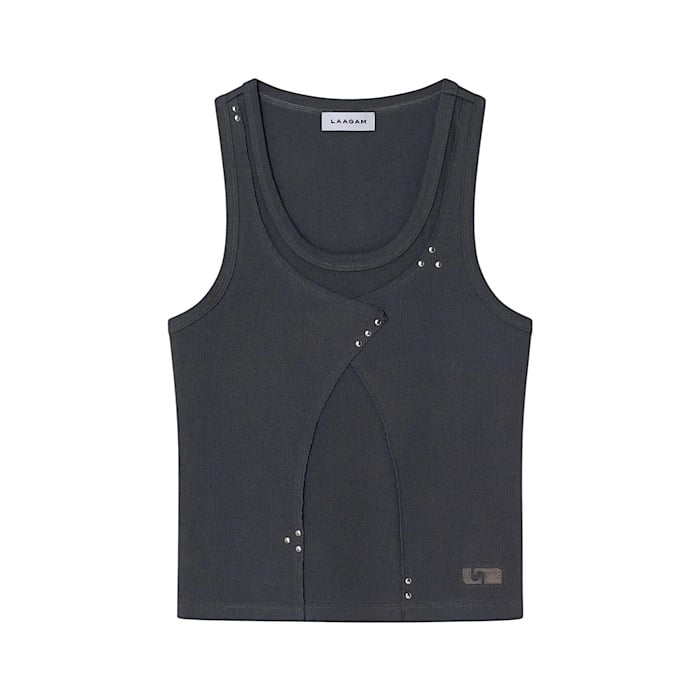 Image of LAAGAM ALUMA GREY TANK TOP