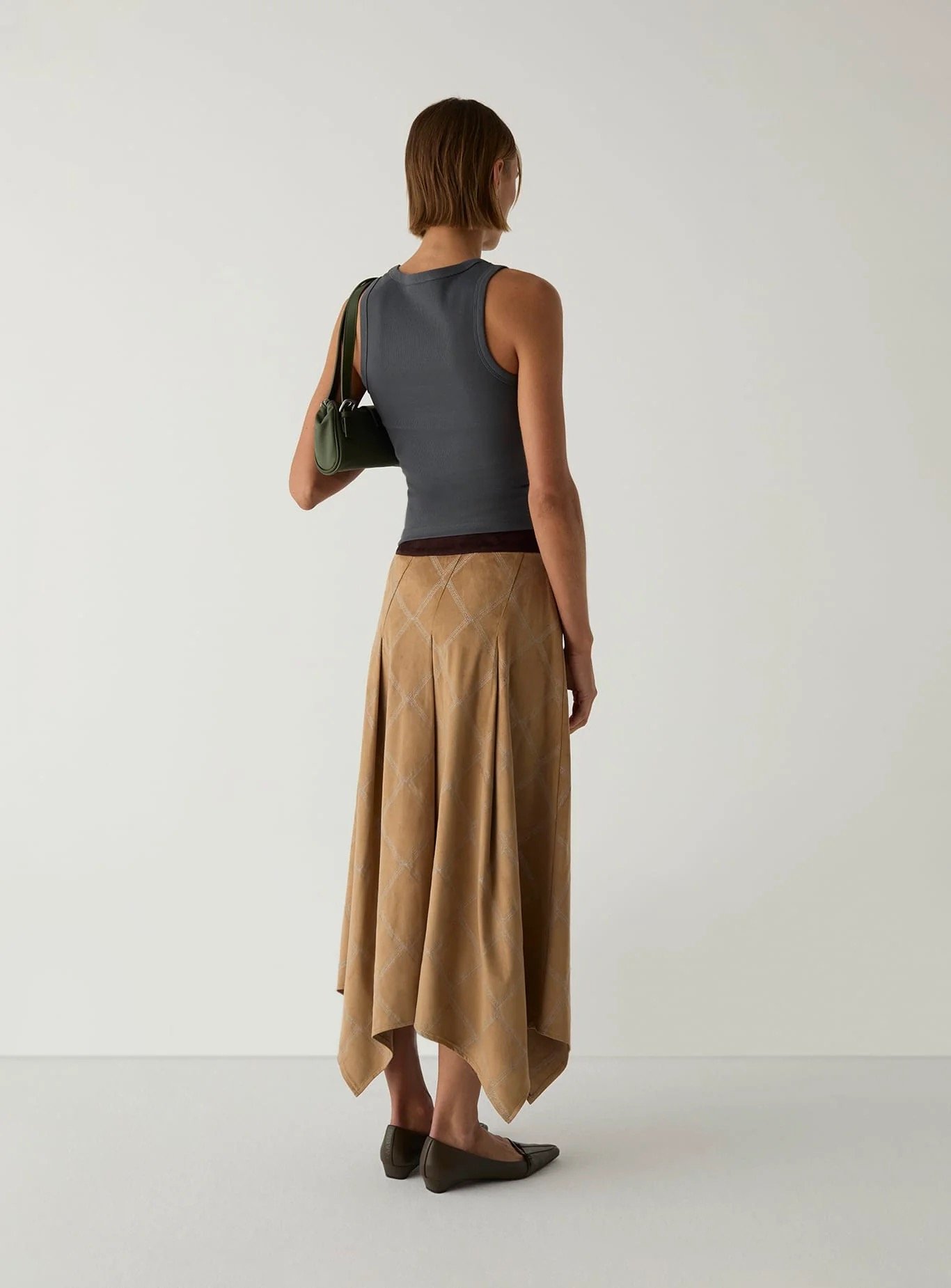 Image of LAAGAM ALUMA GREY TANK TOP