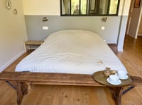 Image 1 of Banc de ferme ancien ou bout de lit - Meuble brocante