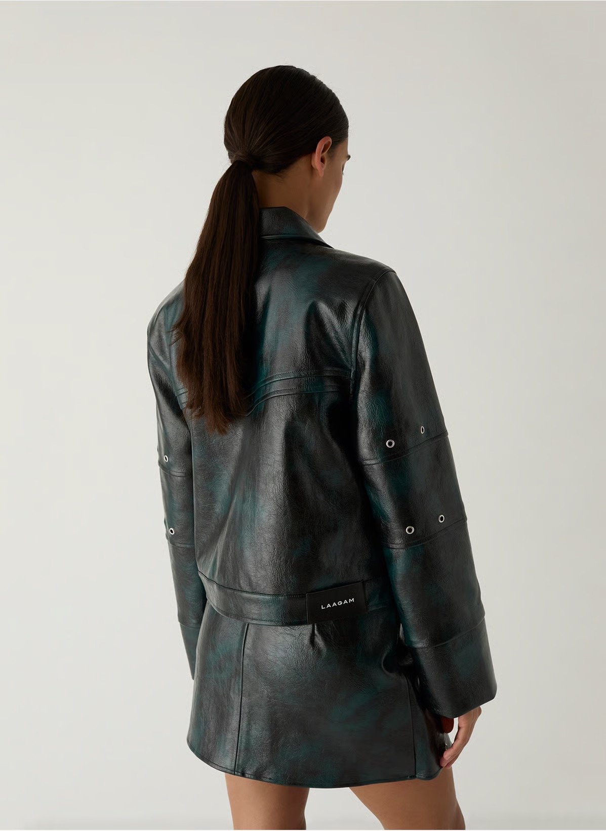 Image of LAAGAM THEA GREEN JACKET