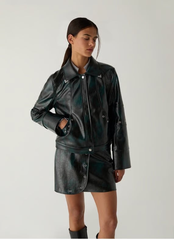 Image of LAAGAM THEA GREEN JACKET