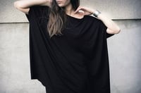Image 1 of Yoko Oversized Viscose Boat Neck Top – Made in Berlin