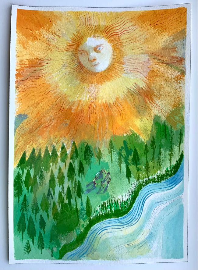 Rain makers ~ Original painting 