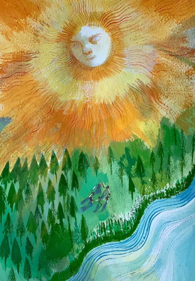 Rain makers ~ Original painting 