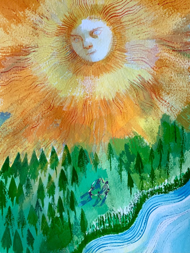 Rain makers ~ Original painting 