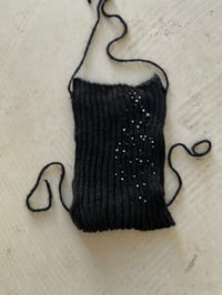 Image 4 of Unique Merino Mohair Backless Top with Bead Embroidery  2 – Handmade in Berlin