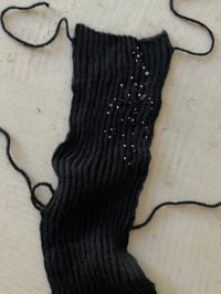 Image 5 of Unique Merino Mohair Backless Top with Bead Embroidery  2 – Handmade in Berlin