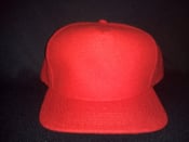 Image of 80s Vintage Red Wool Snapback