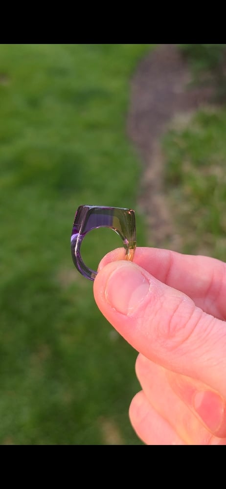 Image of Ametrine Jelly Ring Signet 