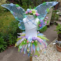 Image 6 of Children's Pastel Flower Fairy Tutu Skirt (wings, wand, headpiece available separately) Birthday,...