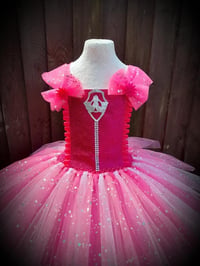 Image 3 of Pink Rescue Puppy Tutu Dress: Halloween Costume, Birthday Party