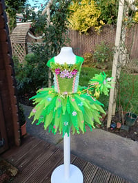 Image 3 of Delphine Green and Pink Magical Flower Fairy Wand - dressing up birthday Halloween Christmas Costume