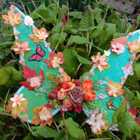 Image 7 of Autumn Flower Fairy Wings: Iridescent Costume Butterfly Wings