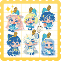 Image 1 of WHA ✨ die cut acrylic charm