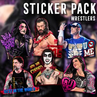 Image 1 of STICKER PACK - WWE Wrestlers