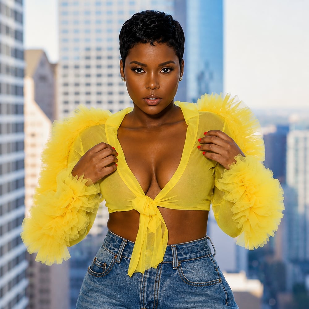 Image of Brittany Ruffle Top