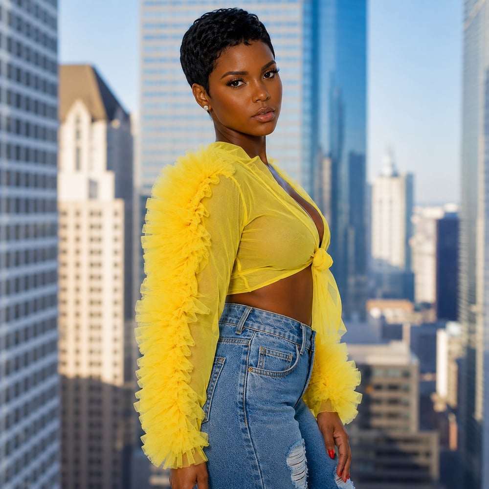 Image of Brittany Ruffle Top